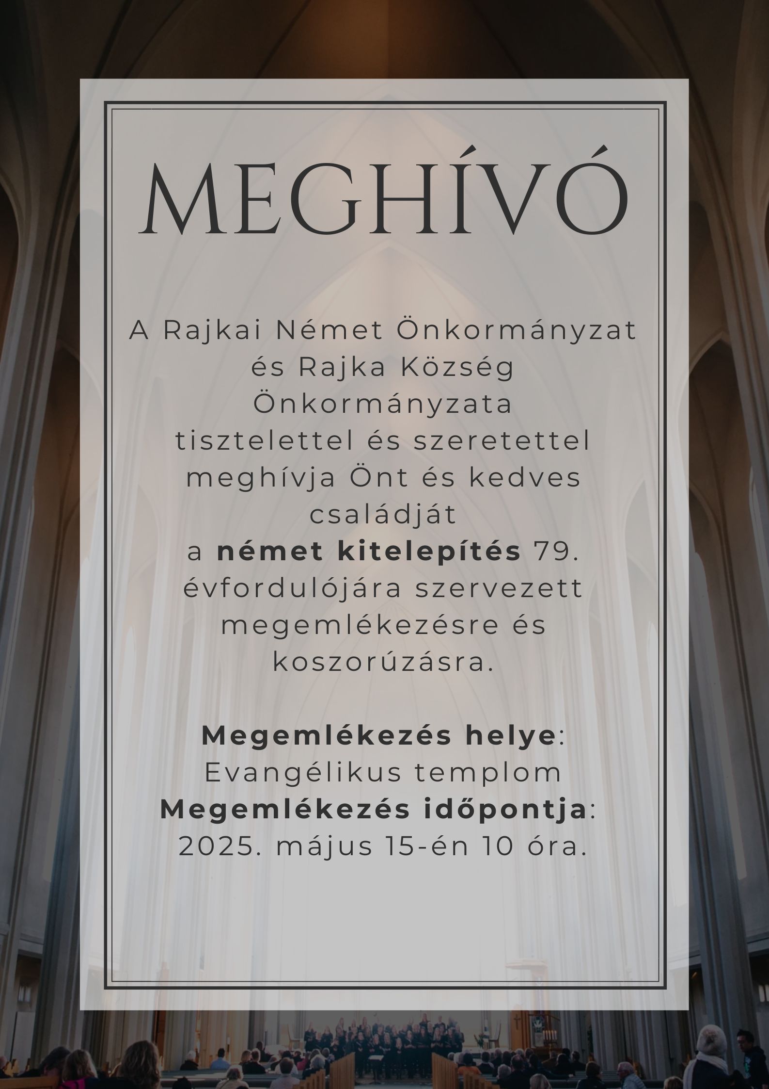 kitelepítés meghívó
