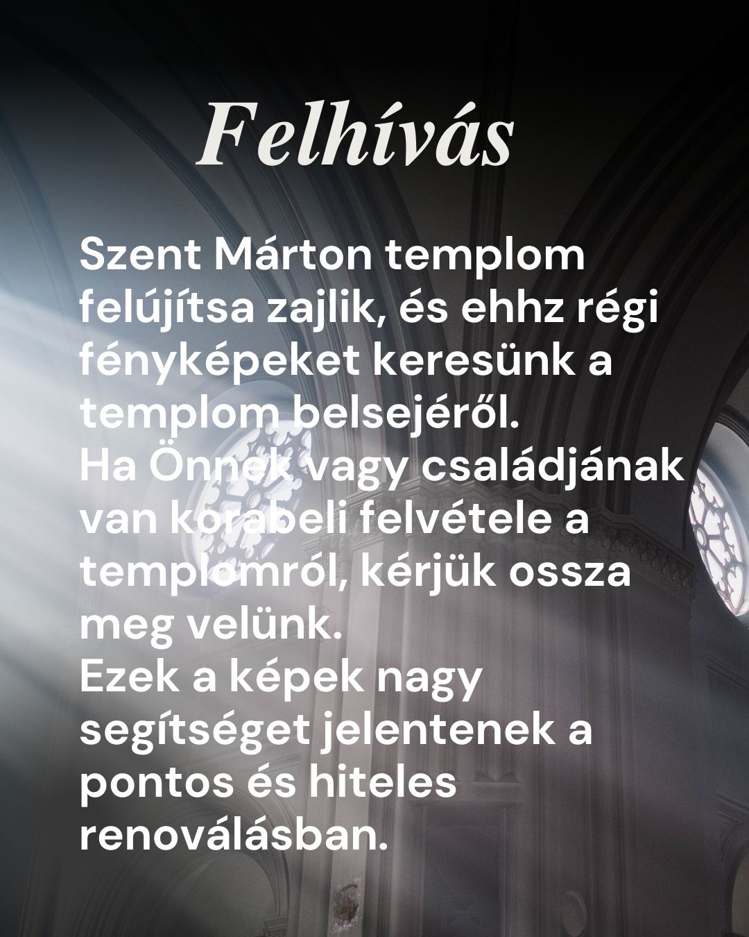 felhívás