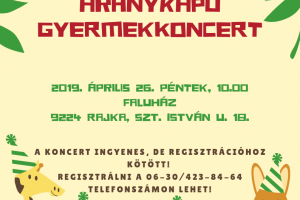 ARANYKAPU GYERMEKKONCERT flyer