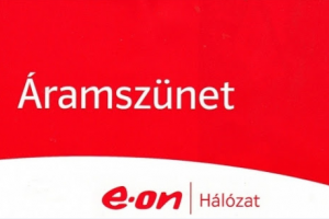 áramszünet