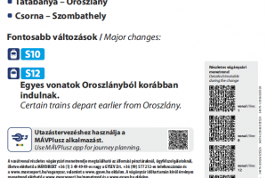 MÁV tájékoztató